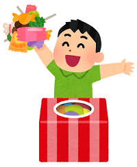 ちびっこ限定お菓子詰め放題
